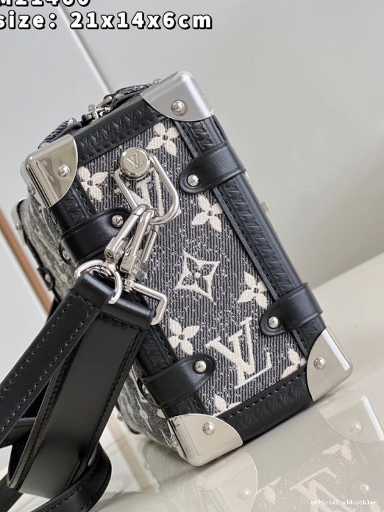 Official oldcobbler VUITTON TRUNK SIDE MM LOUIS 0729
